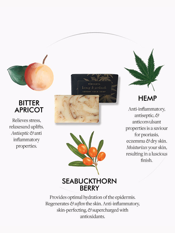 Hemp & Seabuck Luxury Cold Soap