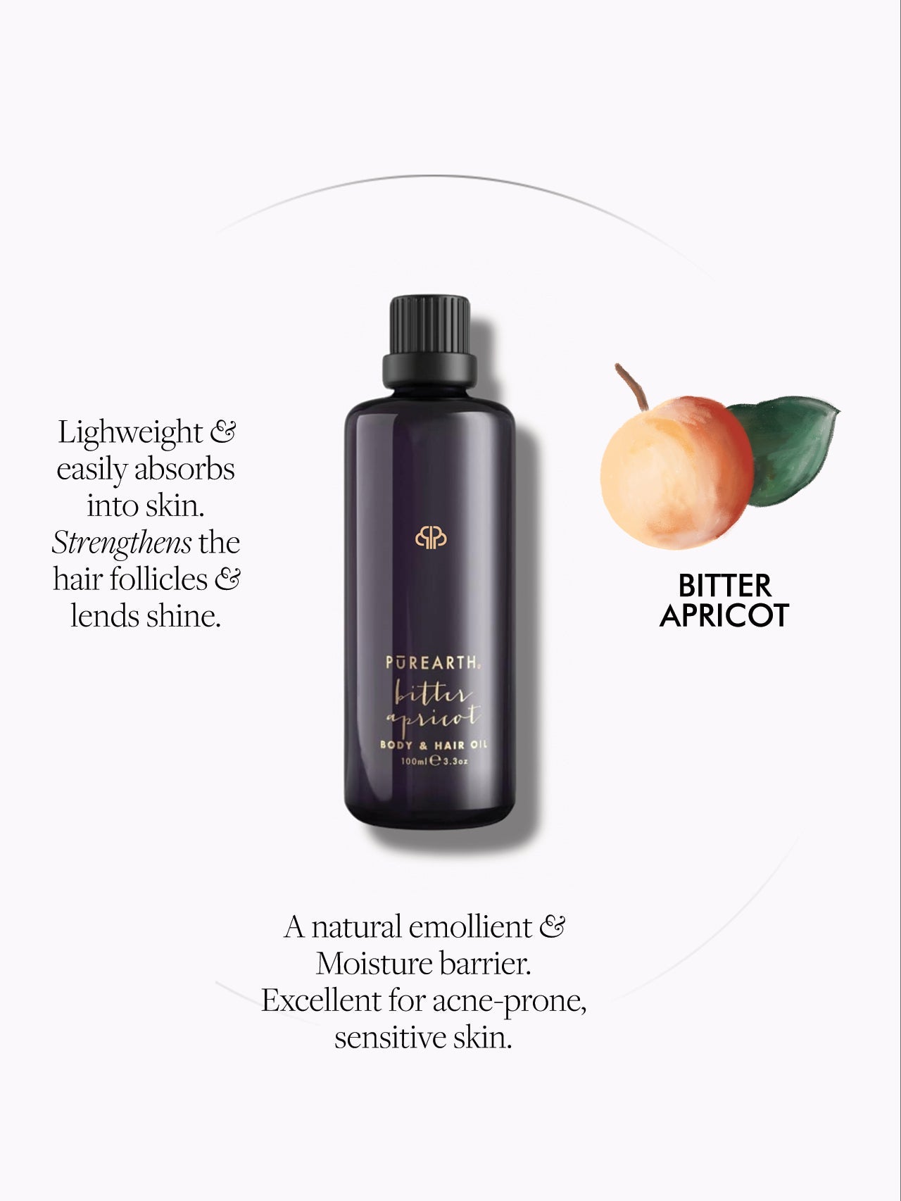 Bitter Apricot Body & Hair Oil