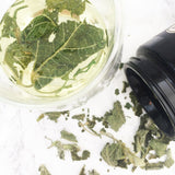 detoxify. balance. regenerate. Wildcraft, hand-picked and shade-dried tender nettle leaves from high altitudes of the Himalayas together with organic cacao shell act as a powerful detoxifier, combatting oxidative and environmental stress. Harvested by myriad cultures for its herbal and talismanic properties, nettle has more silica than any other plant, boosting collagen and elasticity.