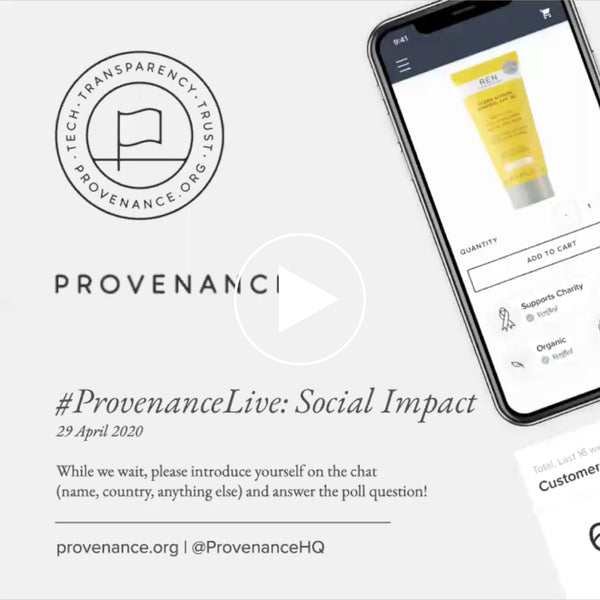 #ProvenanceLive: Social Impact  |  Founder Edition with Kavita Khosa