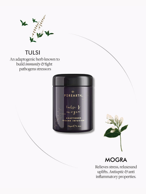Tulsi & Mogra Adaptogen Tisane Infusion