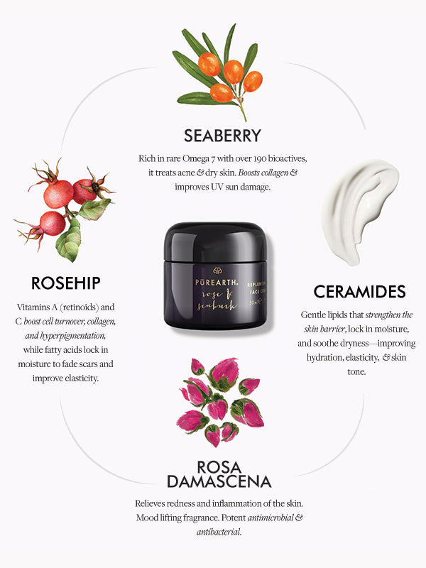 Gulabo Rose & Seabuck Replenishing Face Creme